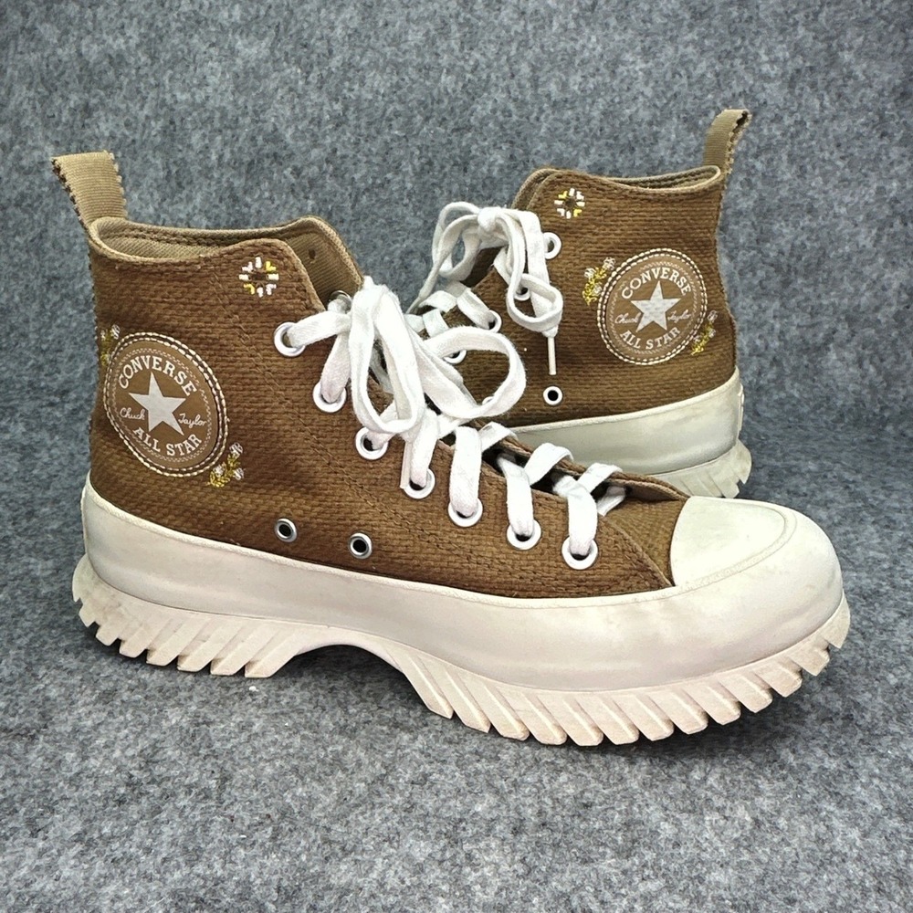Converse Run Star Hike High Top Brown Platform Lug Sole Women's 8.5 Men's 6.5 - Picture 7 of 11